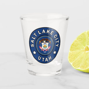Salt Lake City Utah Shot Glass