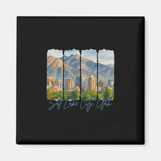 Salt Lake City Utah Traveling Trip Meet Me In Salt Magnet