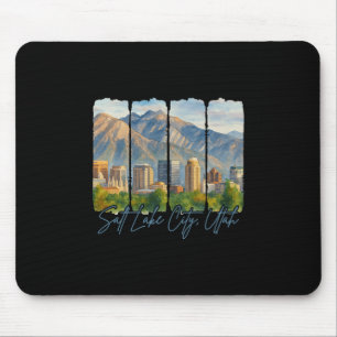 Salt Lake City Utah Traveling Trip Meet Me In Salt Mouse Pad