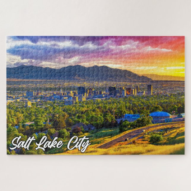 Salt Lake City, Utah, USA Jigsaw Puzzle (Horizontal)