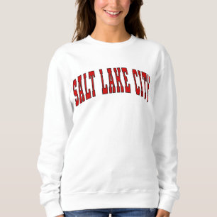 Salt Lake City Utah Vintage Varsity College Sweats Sweatshirt