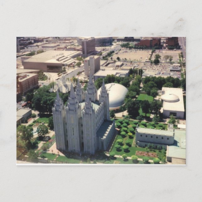 Salt Lake LDS Temple Postcard (Front)