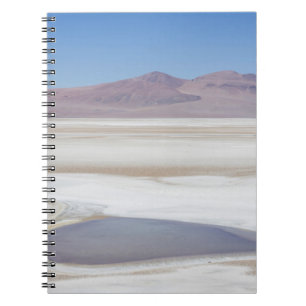 Salt Lake On The Road To Argentina Spiral Notebook