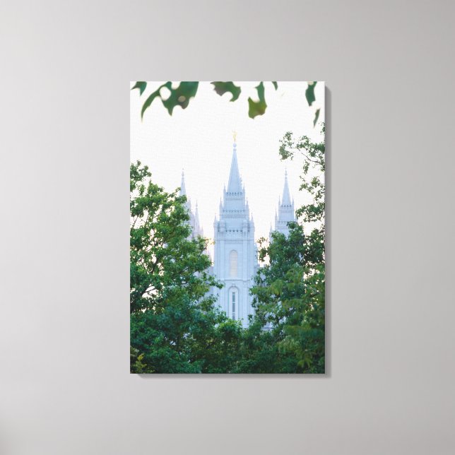 Salt Lake Temple Canvas Print (Front)