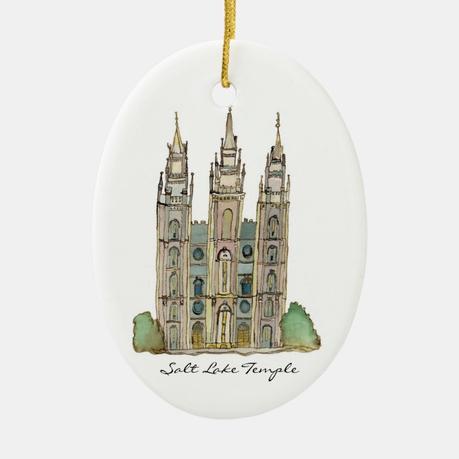 Salt Lake Temple Ornament (Front)