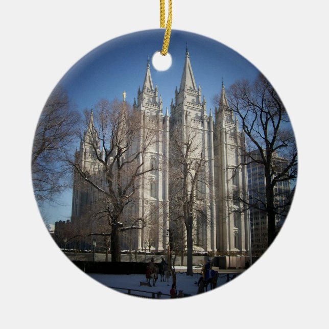 Salt Lake Temple Ornament (Front)