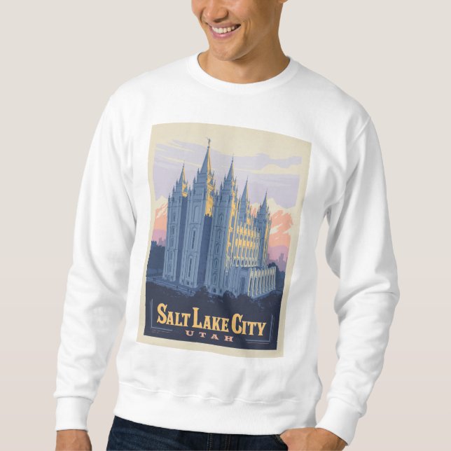 Salt Lake Temple | Salt Lake City, Utah Sweatshirt (Front)
