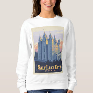 Salt Lake Temple Salt Lake City, Utah Sweatshirt