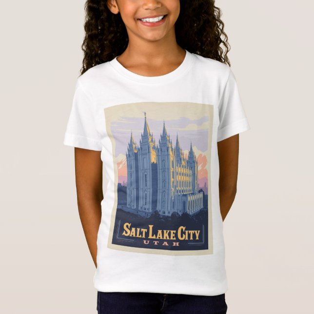 Salt Lake Temple | Salt Lake City, Utah T-Shirt (Front)