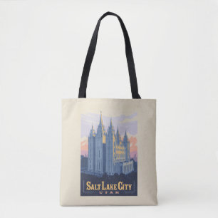 Salt Lake Temple Salt Lake City, Utah Tote Bag
