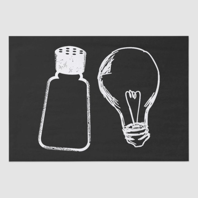 Salt & Light Be Ye Salt Bible Verses Matthew 513-1 Tissue Paper (Front)