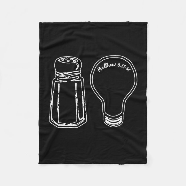 Salt & Light Fleece Blanket (Front)