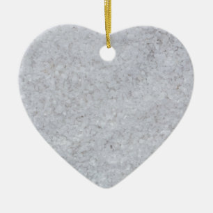 Salt macro as background structure ceramic tree decoration