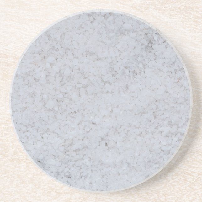 Salt macro as background structure coaster (Front)