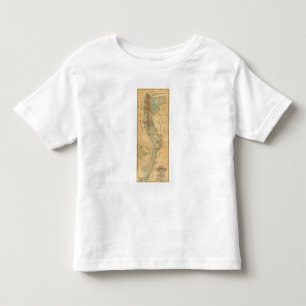 Salt marsh and tide lands map toddler T-Shirt