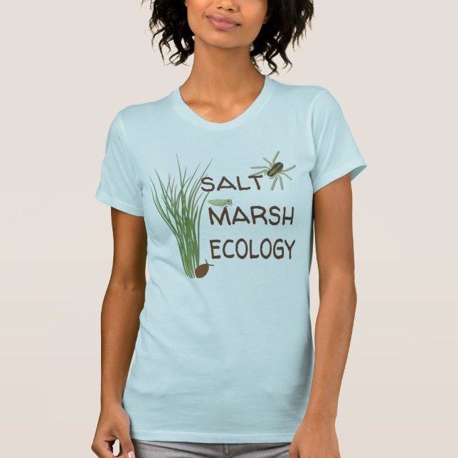 Salt Marsh Ecology T-Shirt - Blue (Front)