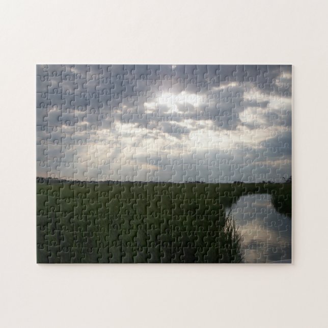 Salt Marsh Tybee Island Savannah Georgia Jigsaw Puzzle (Horizontal)