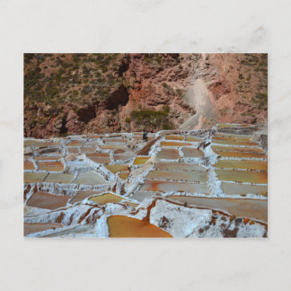 Salt Pans of Maras, Peru Postcard