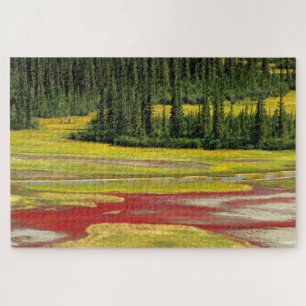 Salt Plain & Forest Wood Buffalo National Park Jigsaw Puzzle
