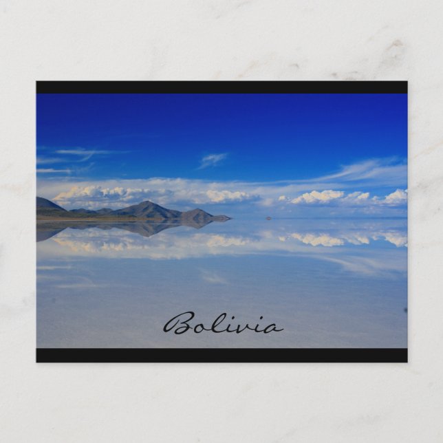 salt plains bolivia postcard (Front)