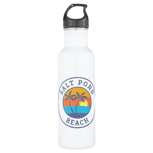  Salt Pond Beach, St. John, Usvi Faded Classic 710 Ml Water Bottle (Front)