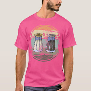 Salt Shaker And Pepper Retro Salt Lover Pepper Lov T-Shirt