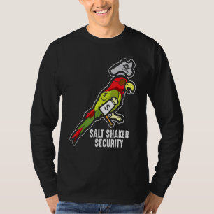 Salt Shaker Security Pirate Head Parrot  Concert 1 T-Shirt