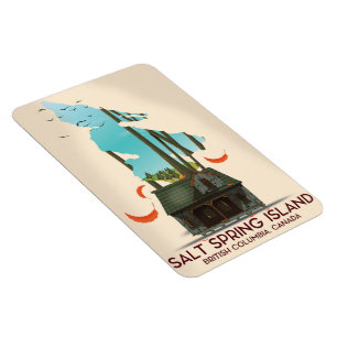 Salt Spring Island British Columbia Canada Magnet