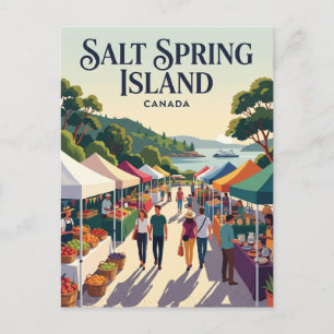 Salt Spring Island Canada Postcard