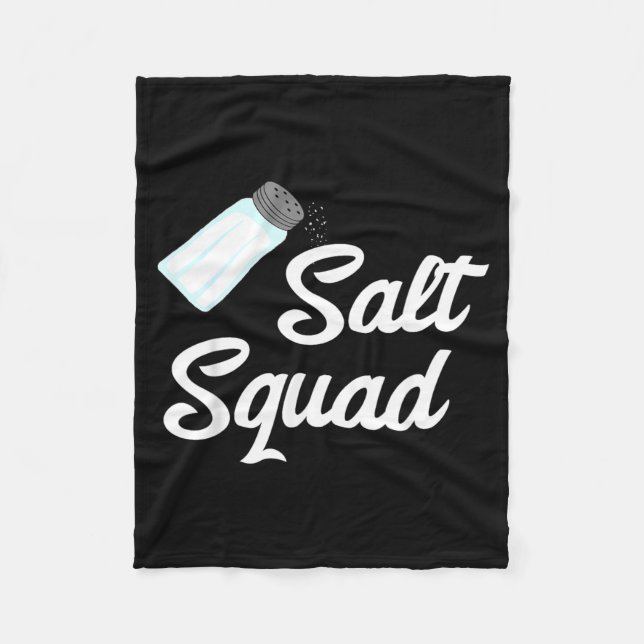 Salt Squad Glass Shaker Flavour Matching Group Fleece Blanket (Front)