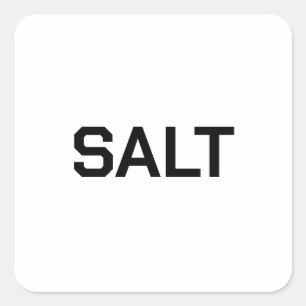 Salt Sticker Label For Sale