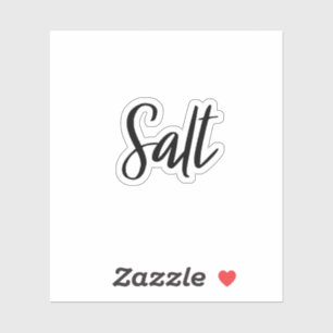 Salt Storage Sticker
