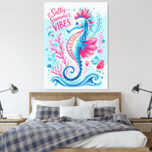 Salt Summer Vibes Canvas Print