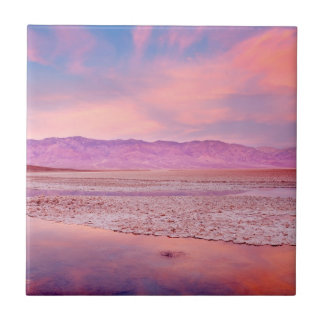 Salt Water Lake Death Valley Tile