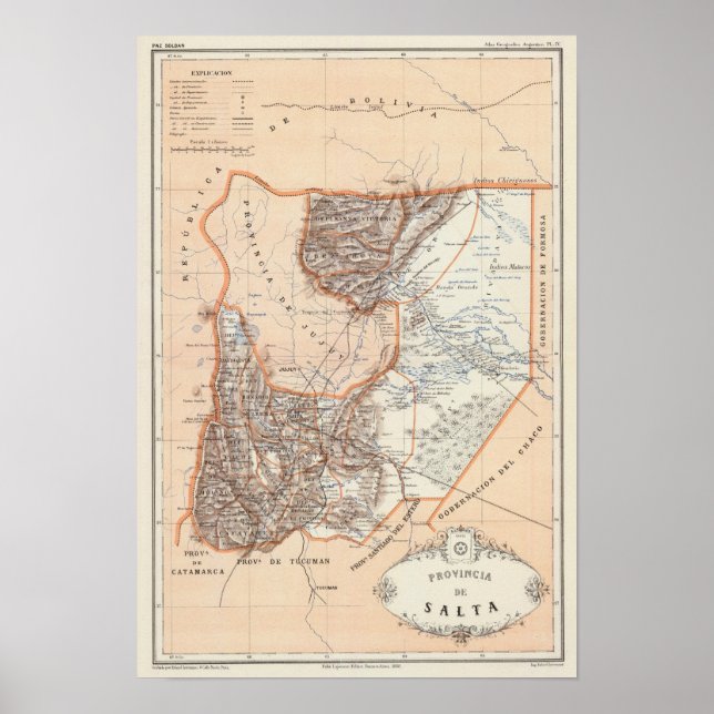 Salta, Argentina Poster (Front)