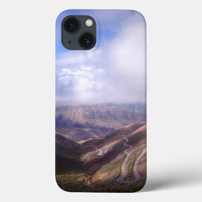 Salta Mountain Serpentine Road With Low Clouds Case-Mate iPhone Case (Back)