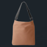 Salted Caramel Solid Blank Colour Crossbody Bag<br><div class="desc">Salted Caramel
#B56A41#</div>