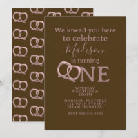 Salted Pretzel Twist 1st Birthday Party