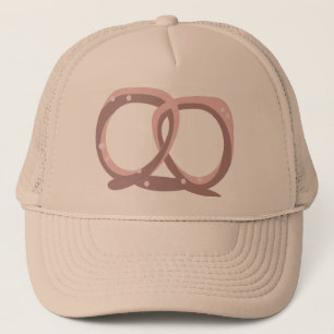Salted Pretzel Twist Pink   Trucker Hat