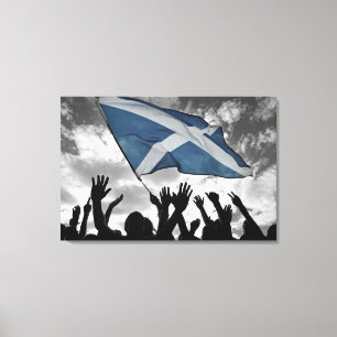 Saltire Celebration Canvas Print