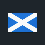 Saltire ~ Flag of Scotland Canvas Print<br><div class="desc">Flag of Scotland,  also known as the Saltaire,  featuring the Cross of Saint Andrew.</div>