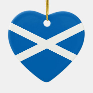 Saltire flag of Scotland Ceramic Tree Decoration