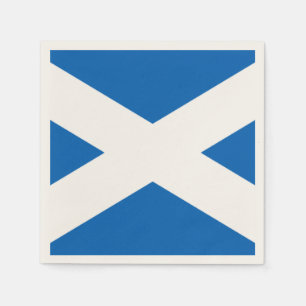 Saltire ~ Flag of Scotland  Napkin