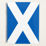Saltire ~ Flag of Scotland Planner<br><div class="desc">Flag of Scotland,  also known as the Saltaire,  featuring the Cross of Saint Andrew.</div>