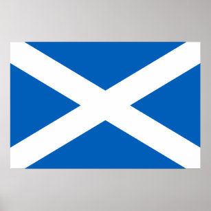 Saltire ~ Flag of Scotland Poster