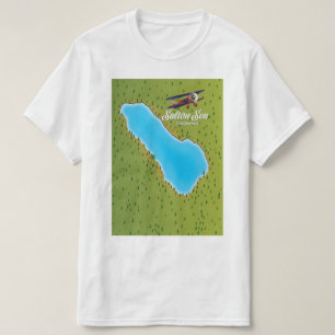 Salton Sea California USA map T-Shirt