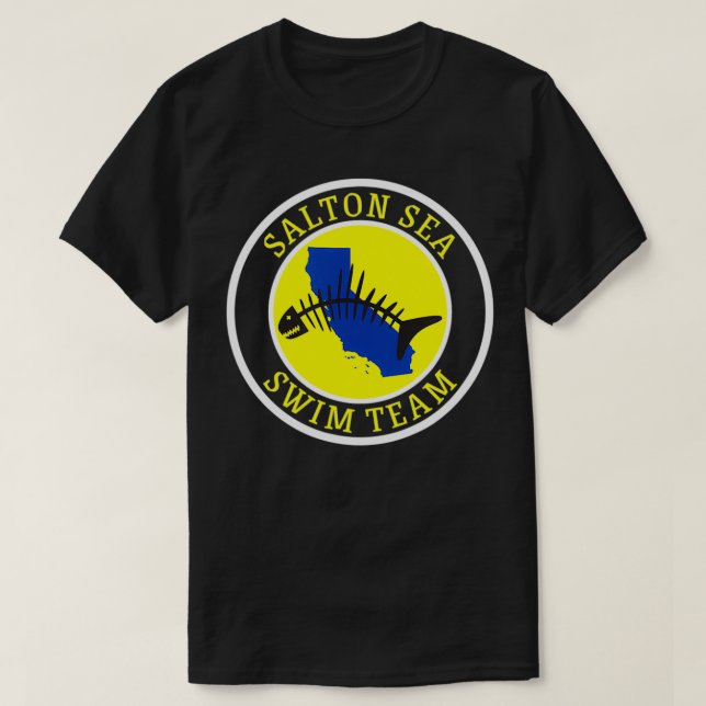 Salton Sea Swim Team Funny  T-Shirt (Design Front)