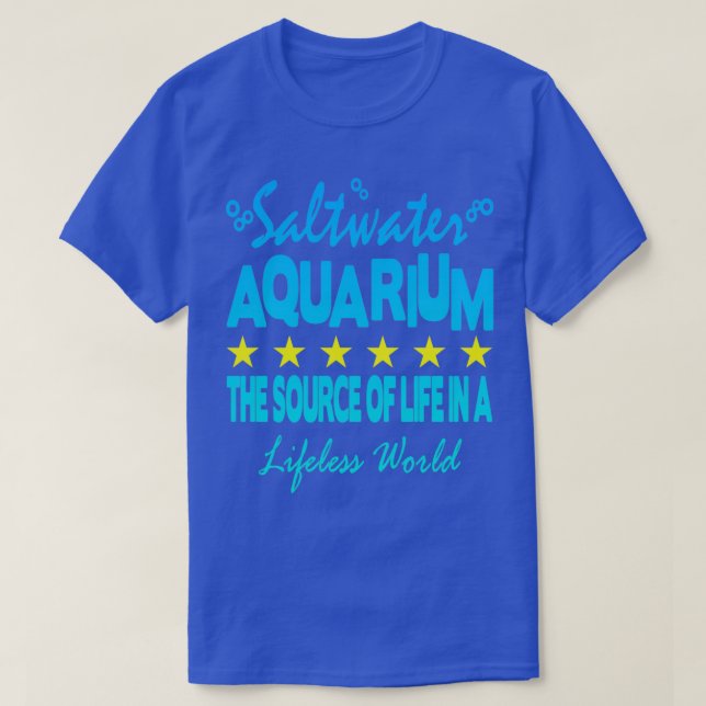 Saltwater Aquarium T-Shirt (Design Front)