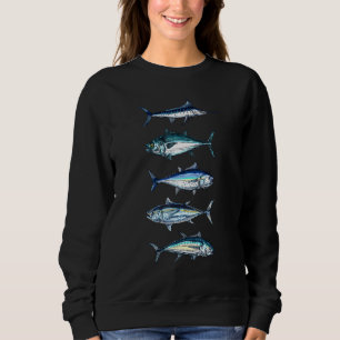 Saltwater Fish Species Swordfish Fishing Camping H Sweatshirt