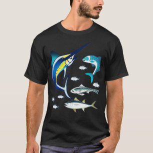 Saltwater Fish Swordfish Mahi Tuna Kingfing Atlant T-Shirt